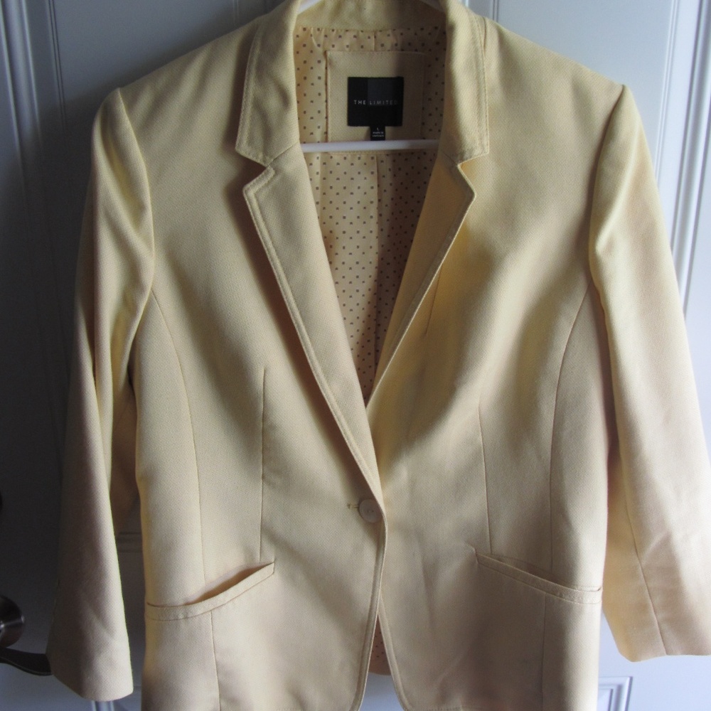 The Limited Pale Yellow Women's Blazer